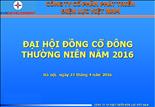Nghị quyết và Biên Bản họp ĐHĐCĐ thường niên năm 2016