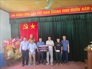 VNPD chung tay hỗ trợ đồng bào vùng cao Tương Dương khắc phục hậu quả lũ quét